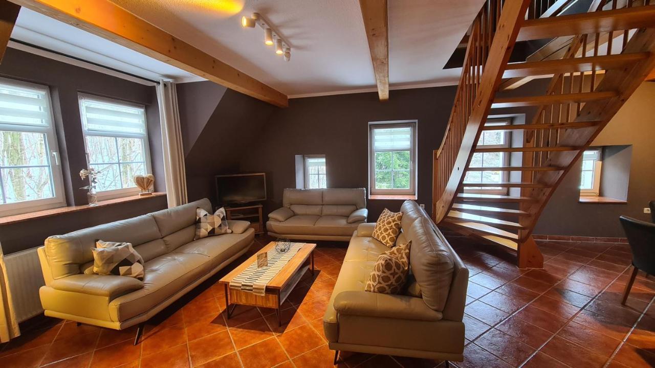 Appartements Im "Landhaus Am Frohnauer Hammer" Annaberg-Buchholz Exteriör bild